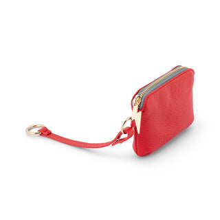 Small Carry Case - Red Leather - Side