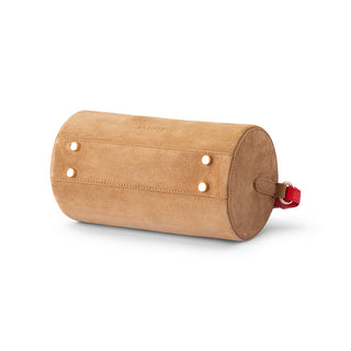 Barrel Bag - Tan Suede